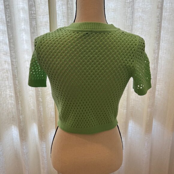 H&M Open Knit Short Sleeve Short Sleeve Sweater - Picture 5 of 5